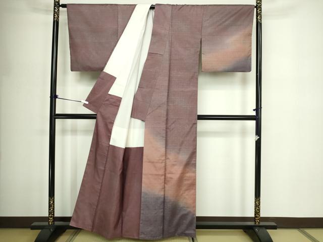 平和屋着物■訪問着 霞文 正絹 逸品 DABE9497sf
