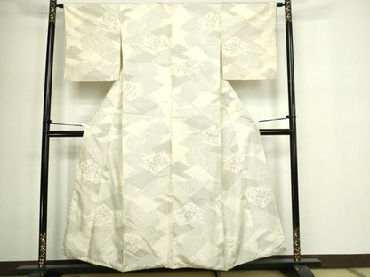 平和屋着物■本場白大島紬　辻が花　正絹　逸品　DABE9505sf