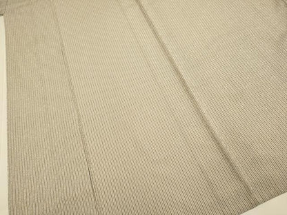 平和屋着物▽本塩沢　単衣　やまだ織　間道　高橋礼子作　染の近江謹製　証紙付き　正絹　逸品　DABE9525du