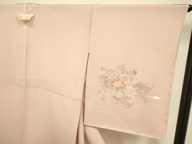 平和屋着物▽中国三大刺繍　スワトウ刺繍　汕頭刺繍　相良刺繍　総刺繍　訪問着　単衣　絵巻花文　金彩　正絹　逸品　DABE9531du