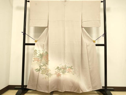 平和屋着物■豪華色留袖 寿光織 風景文 暈し染め 金糸 正絹 逸品 DABE9550du