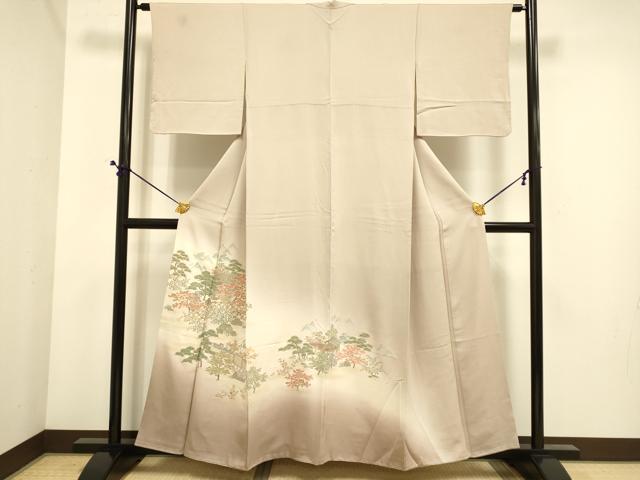 平和屋着物■豪華色留袖 寿光織 風景文 暈し染め 金糸 正絹 逸品 DABE9550du