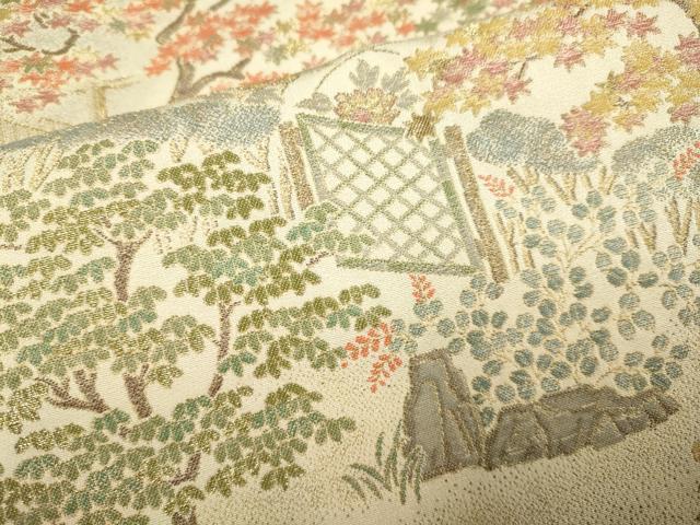 平和屋着物■豪華色留袖 寿光織 風景文 暈し染め 金糸 正絹 逸品 DABE9550du