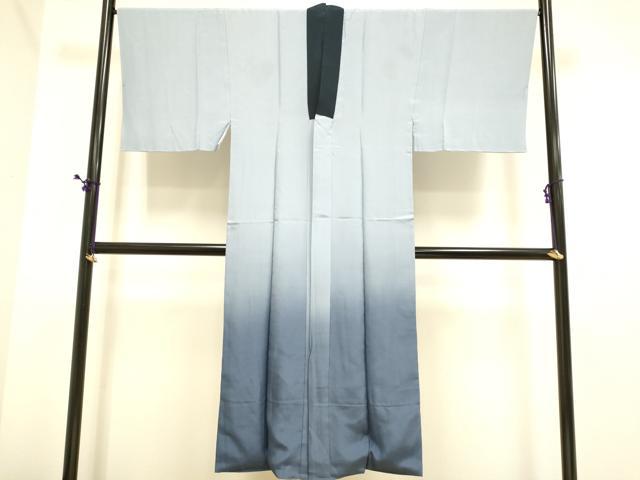 平和屋着物■男性 長襦袢 袷 一富士二鷹三茄子 暈し染め 正絹 逸品 DABE9553du