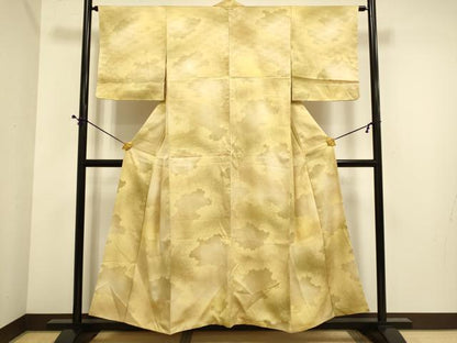 平和屋着物■上質な小紋 雲霞文 正絹 逸品 DABE9561du