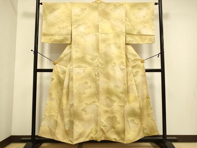 平和屋着物■上質な小紋 雲霞文 正絹 逸品 DABE9561du