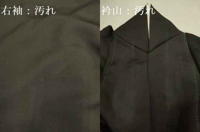 平和屋着物■豪華黒留袖 寿光織 孔雀枝梅文 暈し染め 金糸 正絹 逸品 DABE9592du