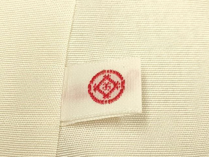 平和屋着物●本塩沢　110亀甲　草花文　正絹　逸品　DABE9616du