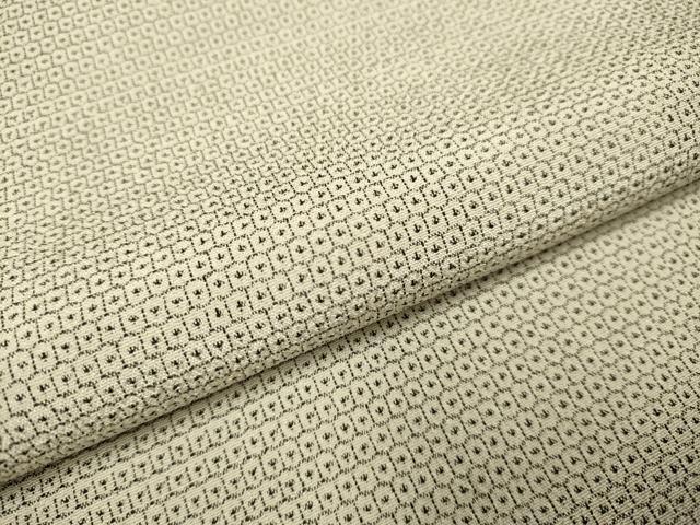平和屋着物●本塩沢　110亀甲　総詰め　正絹　逸品　DABE9620du