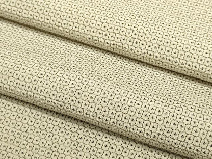 平和屋着物●本塩沢　110亀甲　総詰め　正絹　逸品　DABE9620du