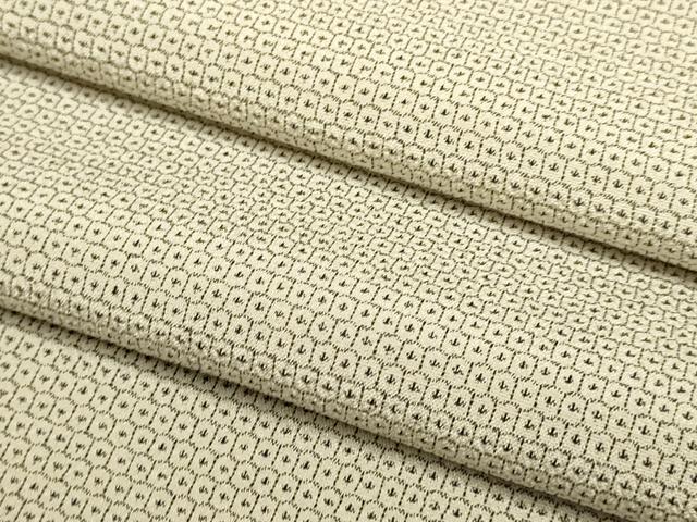 平和屋着物●本塩沢　110亀甲　総詰め　正絹　逸品　DABE9620du
