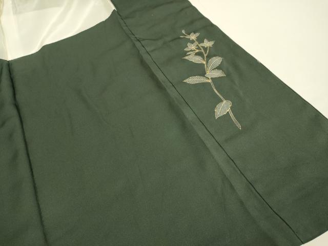 平和屋着物●訪問着　草花文　金彩　正絹　逸品　DABE9624du