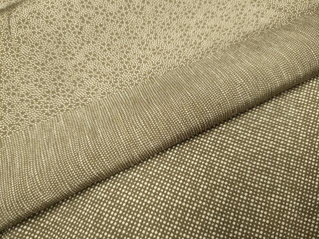 平和屋着物●江戸小紋　横段寄せ小紋柄　正絹　逸品　DABE9632du