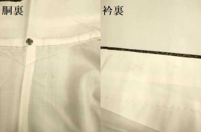 平和屋着物●上質な紬　洋花文　正絹　逸品　DABE9634du