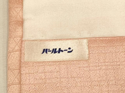 平和屋着物●訪問着　扇花文　金彩　正絹　逸品　DABE9635du