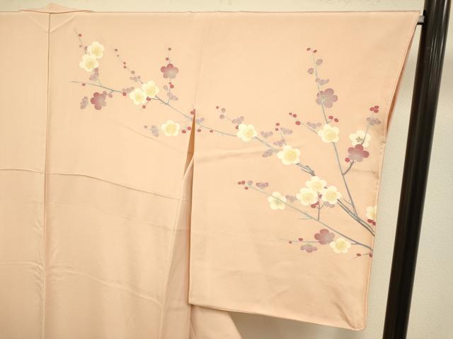 平和屋着物●訪問着　友禅　鴛鴦花文　暈し染め　正絹　逸品　未使用　DABE9637du