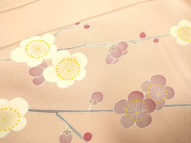 平和屋着物●訪問着　友禅　鴛鴦花文　暈し染め　正絹　逸品　未使用　DABE9637du