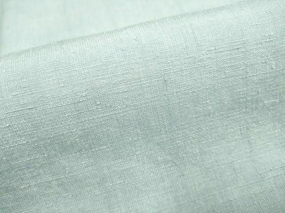 平和屋着物●結城紬　色無地　藍鼠色　正絹　逸品　DABE9653du