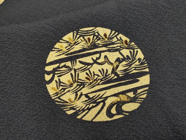 平和屋着物●訪問着　草花丸文　金彩　正絹　逸品　DABE9659du