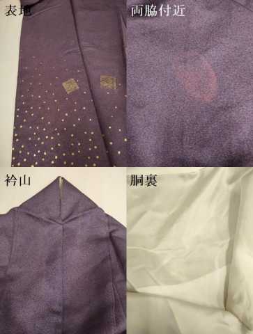 平和屋着物●訪問着　箔散らし文　暈し染め　金彩　正絹　逸品　DABE9671du