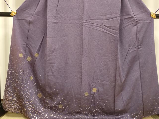 平和屋着物●訪問着　箔散らし文　暈し染め　金彩　正絹　逸品　DABE9671du