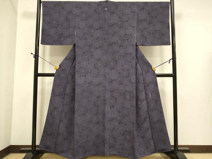平和屋着物●重要無形文化財　人間国宝　中村勇二郎　江戸小紋　吉祥花文　正絹　逸品　DABE9680du