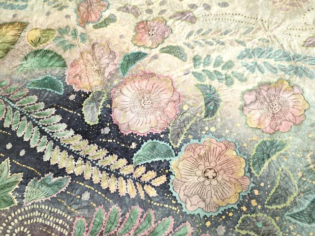 平和屋着物●訪問着　絞り　辻が花　暈し染め　金彩　正絹　逸品　DABE9689du