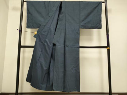 平和屋着物●男性　本場大島紬　アンサンブル　長羽織　100亀甲　総詰め　正絹　逸品　DABE9697du