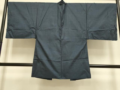 平和屋着物●男性　本場大島紬　アンサンブル　長羽織　100亀甲　総詰め　正絹　逸品　DABE9697du