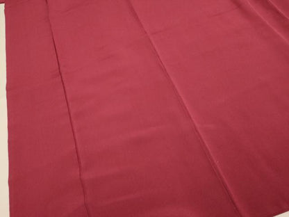 平和屋着物■上質な色無地 葡萄色 正絹 逸品 DABE9709du