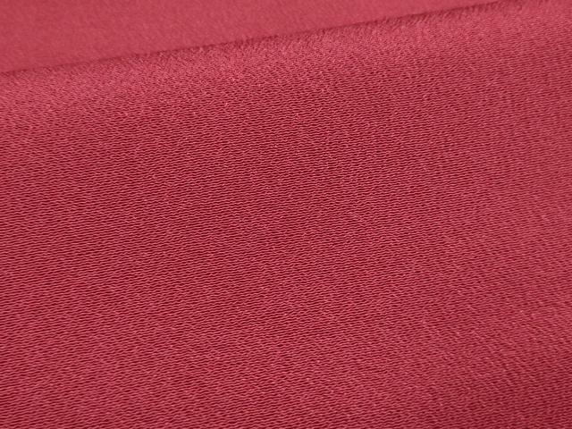 平和屋着物■上質な色無地 葡萄色 正絹 逸品 DABE9709du