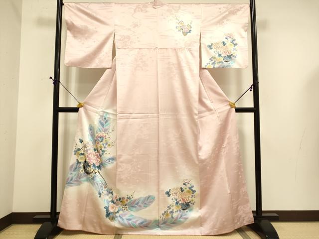 平和屋着物■訪問着 花車文 暈し染め 金彩 正絹 逸品 DABE9713du