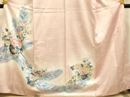 平和屋着物■訪問着 花車文 暈し染め 金彩 正絹 逸品 DABE9713du