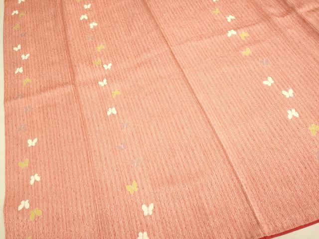 平和屋着物■上質な小紋 舞蝶間道 正絹 逸品 DABE9714du