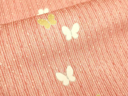 平和屋着物■上質な小紋 舞蝶間道 正絹 逸品 DABE9714du