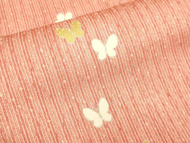 平和屋着物■上質な小紋 舞蝶間道 正絹 逸品 DABE9714du