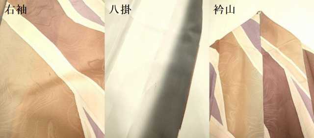 平和屋着物▼上質な小紋　斜線流水文　正絹　逸品　DABE9719du