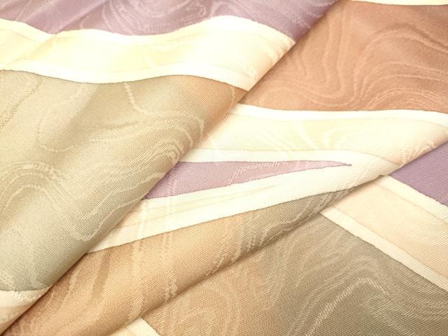 平和屋着物▼上質な小紋　斜線流水文　正絹　逸品　DABE9719du