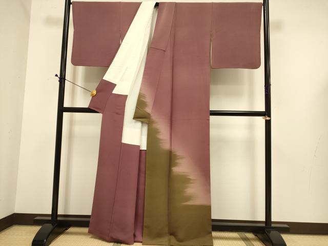 平和屋着物▼豪華色留袖　水野正夫　霞文　暈し染め　銀通し地　正絹　逸品　DABE9724du