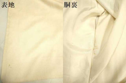 平和屋着物▼訪問着　手描き　草花文　正絹　逸品　DABE9737du