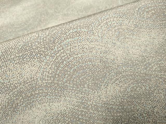平和屋着物▽上質な小紋　単衣　立波文　正絹　逸品　DABE9771du