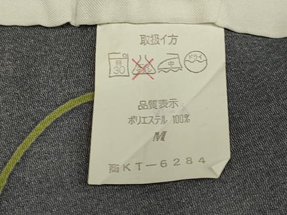 平和屋着物▽小紋　単衣　雪輪花文　洗える着物　DABE9772du