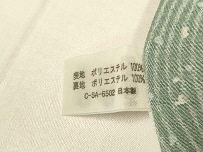 平和屋着物▽小紋　単衣　舞桜文　洗える着物　DABE9797du