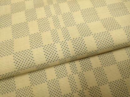 平和屋着物▽本場大島紬　単衣　9マルキ　市松文様　正絹　逸品　DABE9800du