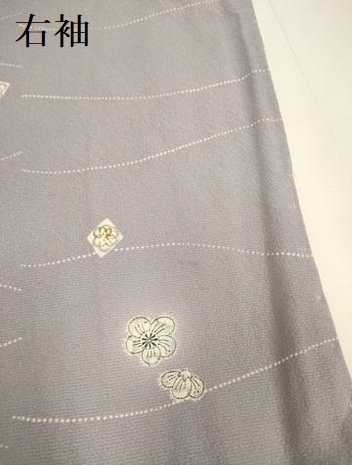 平和屋着物▽上質な小紋　単衣　辻が花　正絹　逸品　未使用　DABE9802du