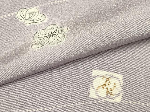 平和屋着物▽上質な小紋　単衣　辻が花　正絹　逸品　未使用　DABE9802du