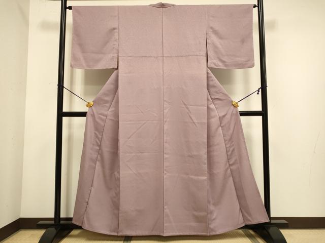 平和屋着物▽色無地　単衣　鴇浅葱色　洗える着物　DABE9828du