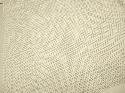 平和屋着物▽男性　小紋　単衣　幾何学文様　正絹　逸品　DABE9837du