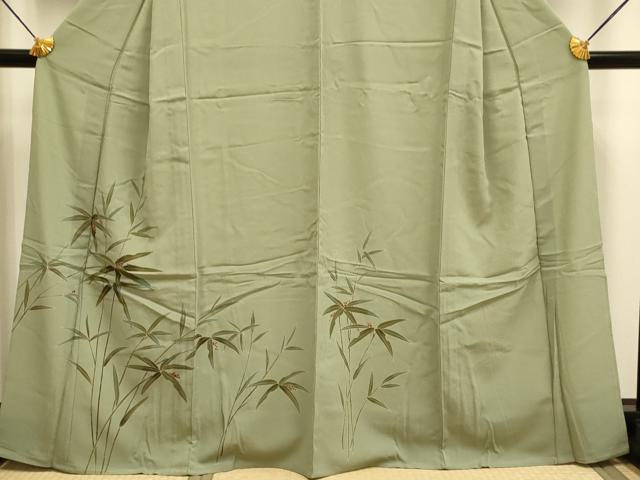 平和屋着物▽訪問着　単衣　南天文　洗える着物　DABE9842du