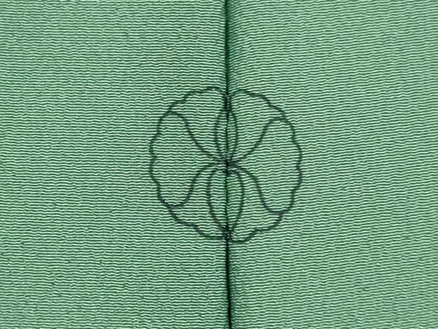 平和屋着物▽色無地　単衣　虫襖色　洗える着物　DABE9843du